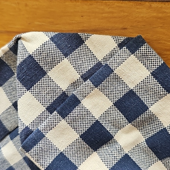 Sezane Printemps-Ete Tote Bag Blue Tan NWOT - Picture 4 of 4